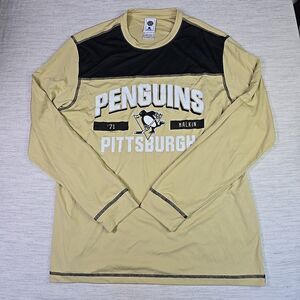 Pittsburgh Penguins Malkin 71 Long Sleeve Shirt Mens Large NHL Licensed